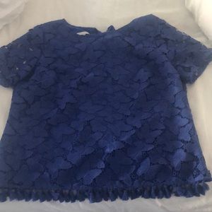 Talbots lace blouse